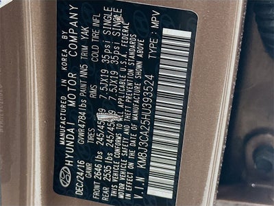 2017 Hyundai Tucson Sport