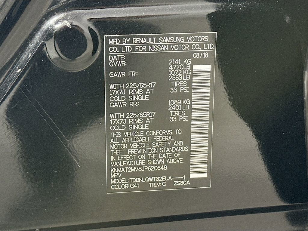 2018 Nissan Rogue SV