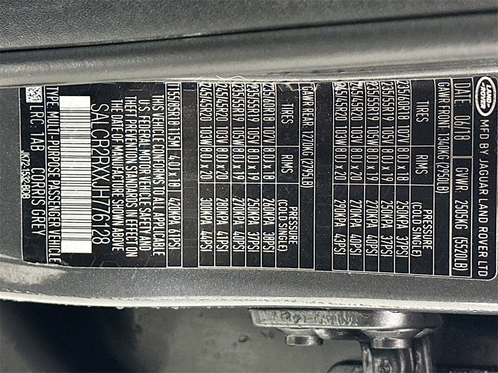 2018 Land Rover Discovery Sport HSE