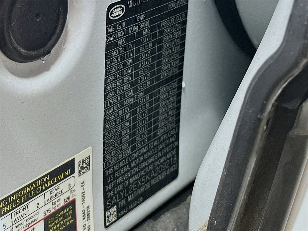 2019 Land Rover Range Rover Velar R-Dynamic SE