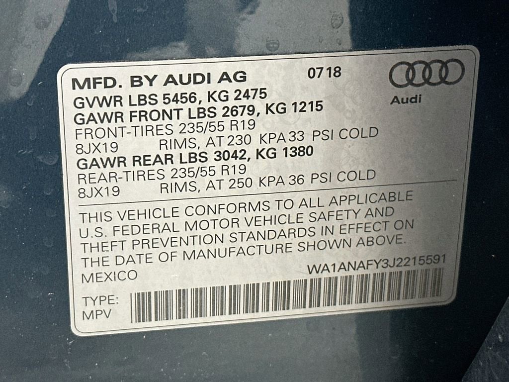 2018 Audi Q5 Premium