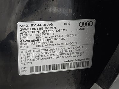 2018 Audi Q5 2.0T Premium