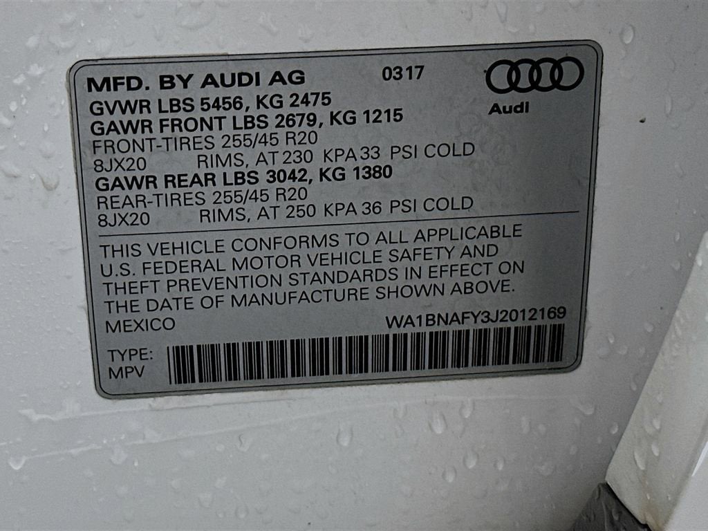 2018 Audi Q5 Premium Plus