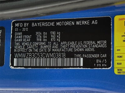 2012 MINI Cooper Countryman Base