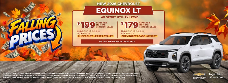 New 2026 Chevrolet Equinox LT