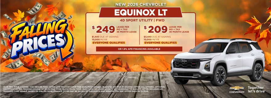 New 2026 Chevrolet Equinox LT
