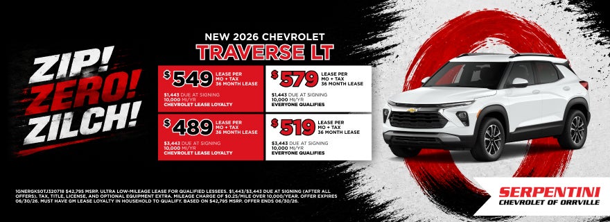 2026 Chevrolet Traverse LT