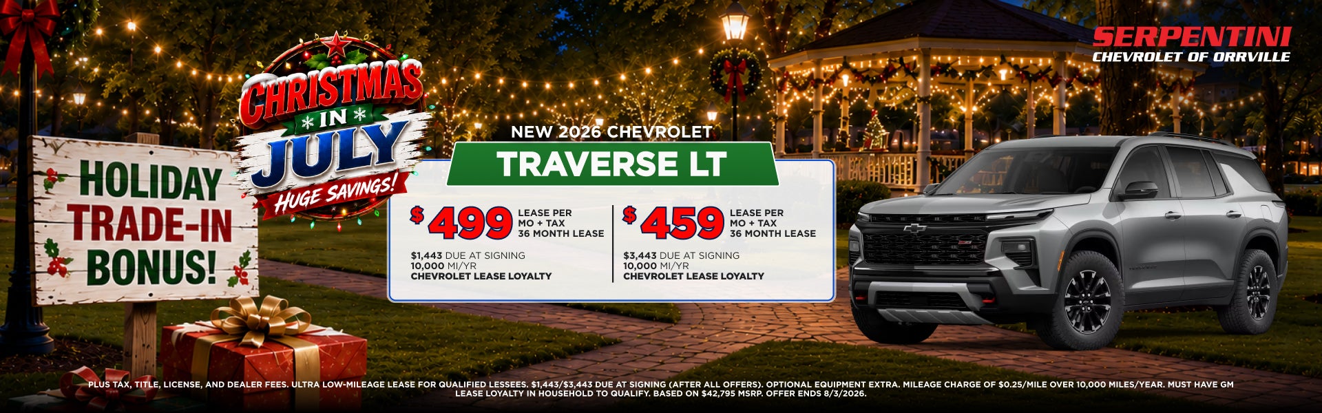 2026 CHEVROLET TRAVERSE LT