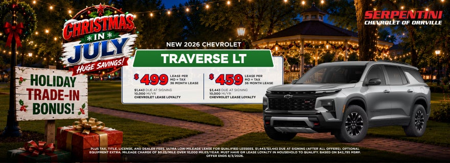 2026 CHEVROLET TRAVERSE LT
