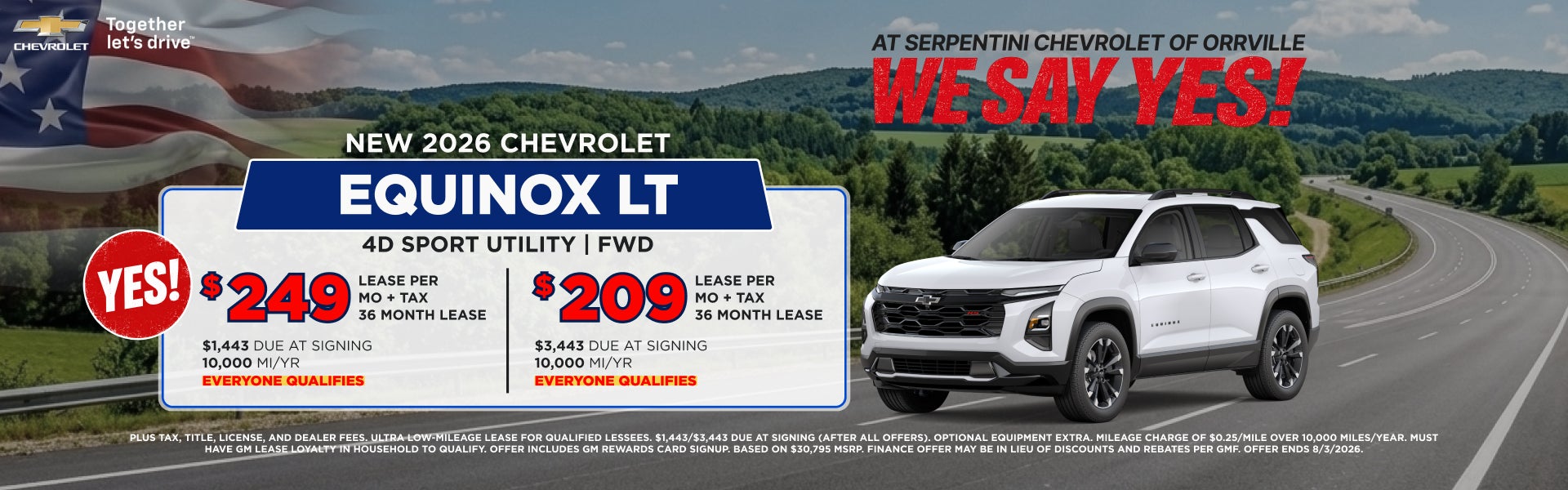 2026 CHEVROLET EQUINOX LT
