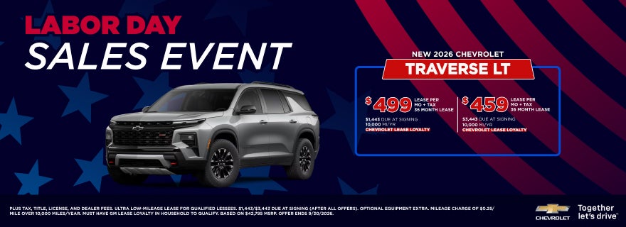 2026 CHEVROLET TRAVERSE LT