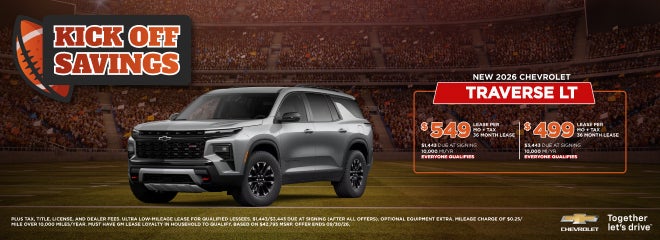 2026 CHEVROLET TRAVERSE LT