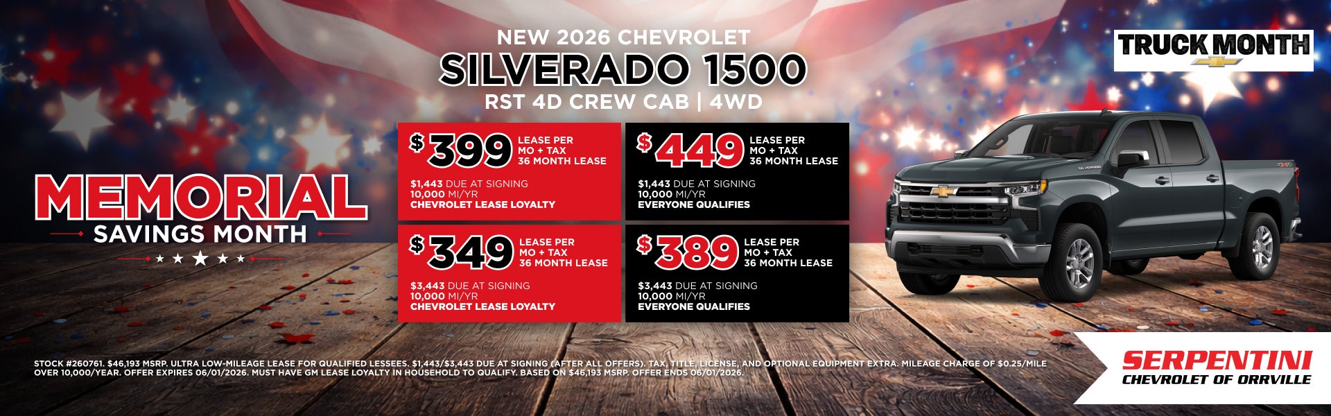 NEW CHEVROLET SILVERADO 1500