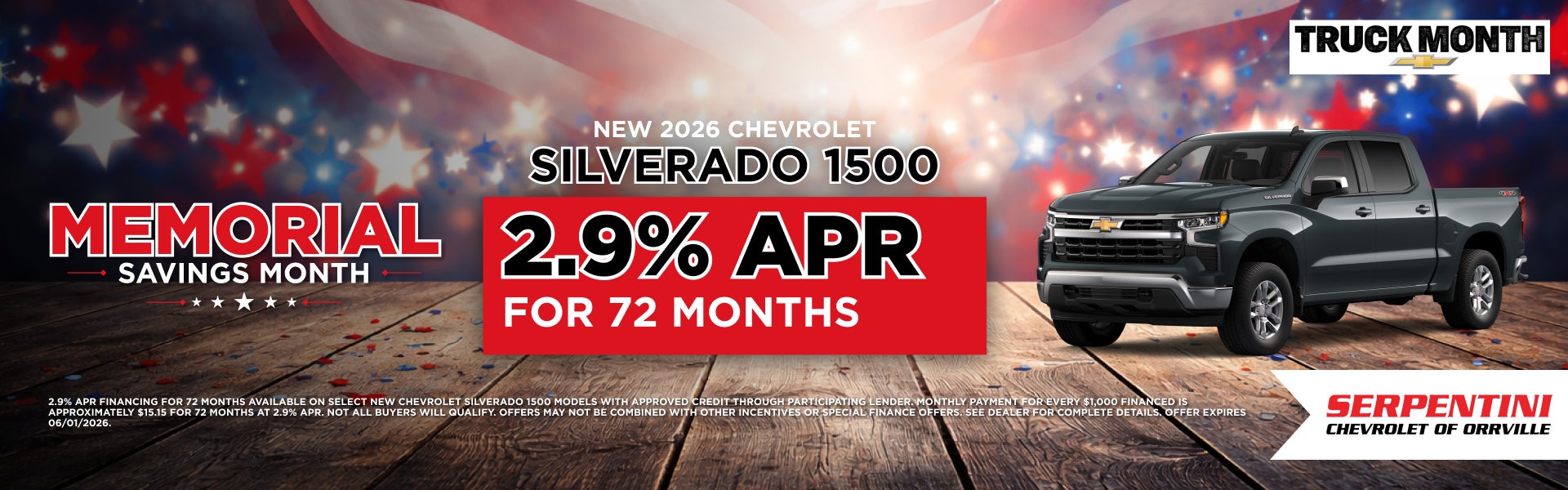 Memorial Savings Month
