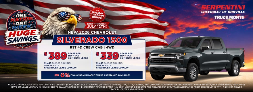 New 2026 Chevrolet Silverado 1500