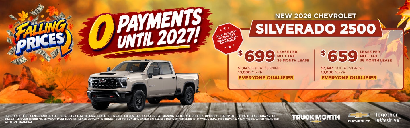 New 2026 Chevrolet Silverado 2500